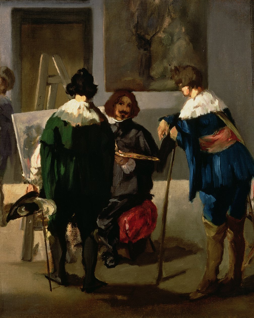 Scène in een Spaanse Studio door Édouard Manet