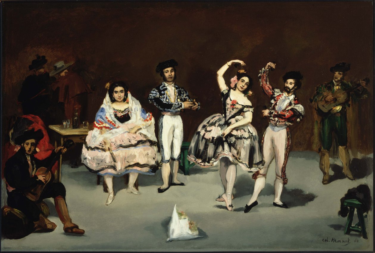 Spaans Ballet door Édouard Manet