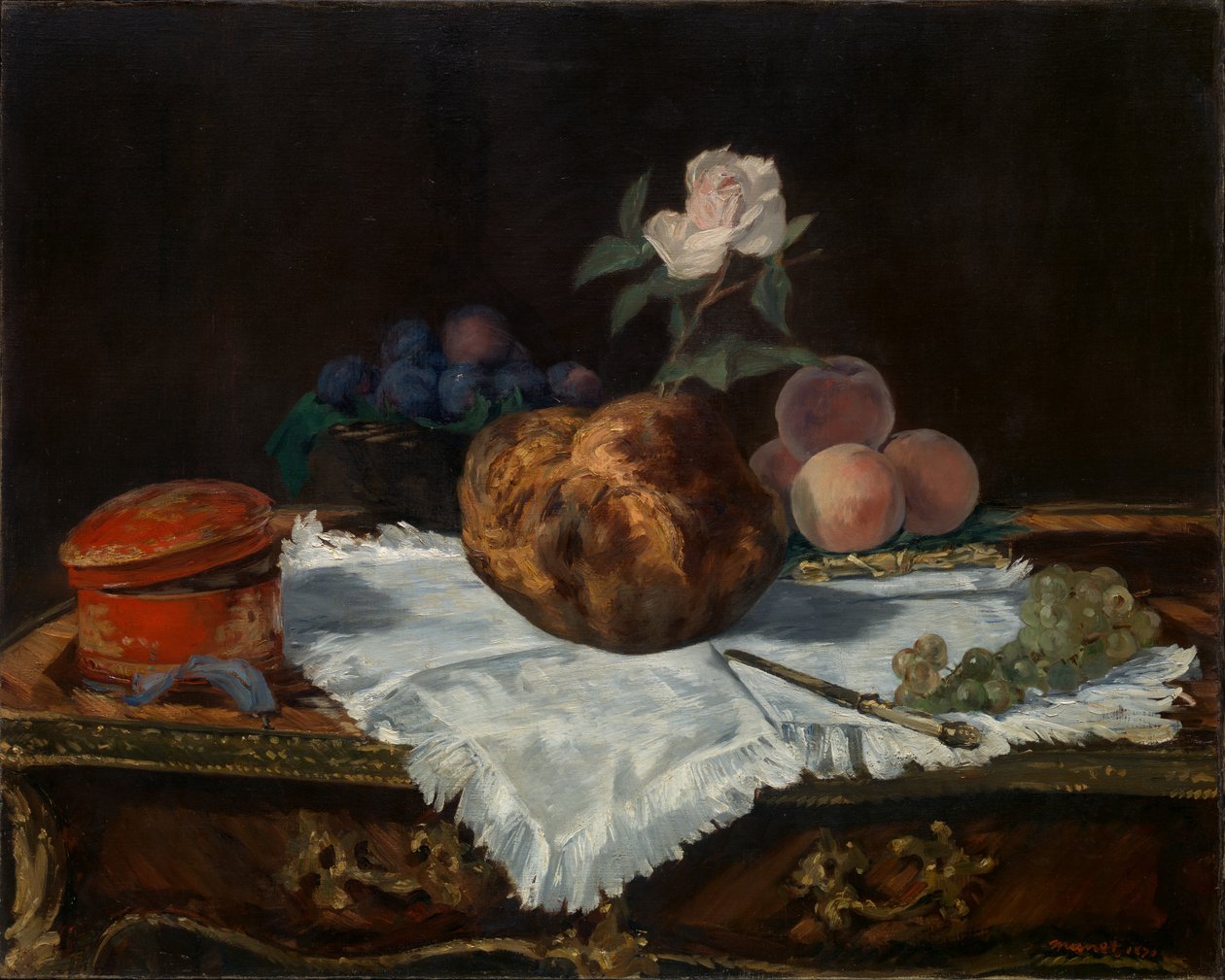 De Brioche door Édouard Manet
