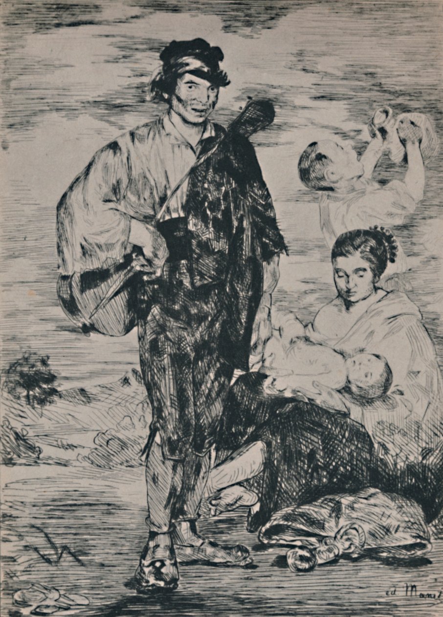 De zigeuners door Édouard Manet