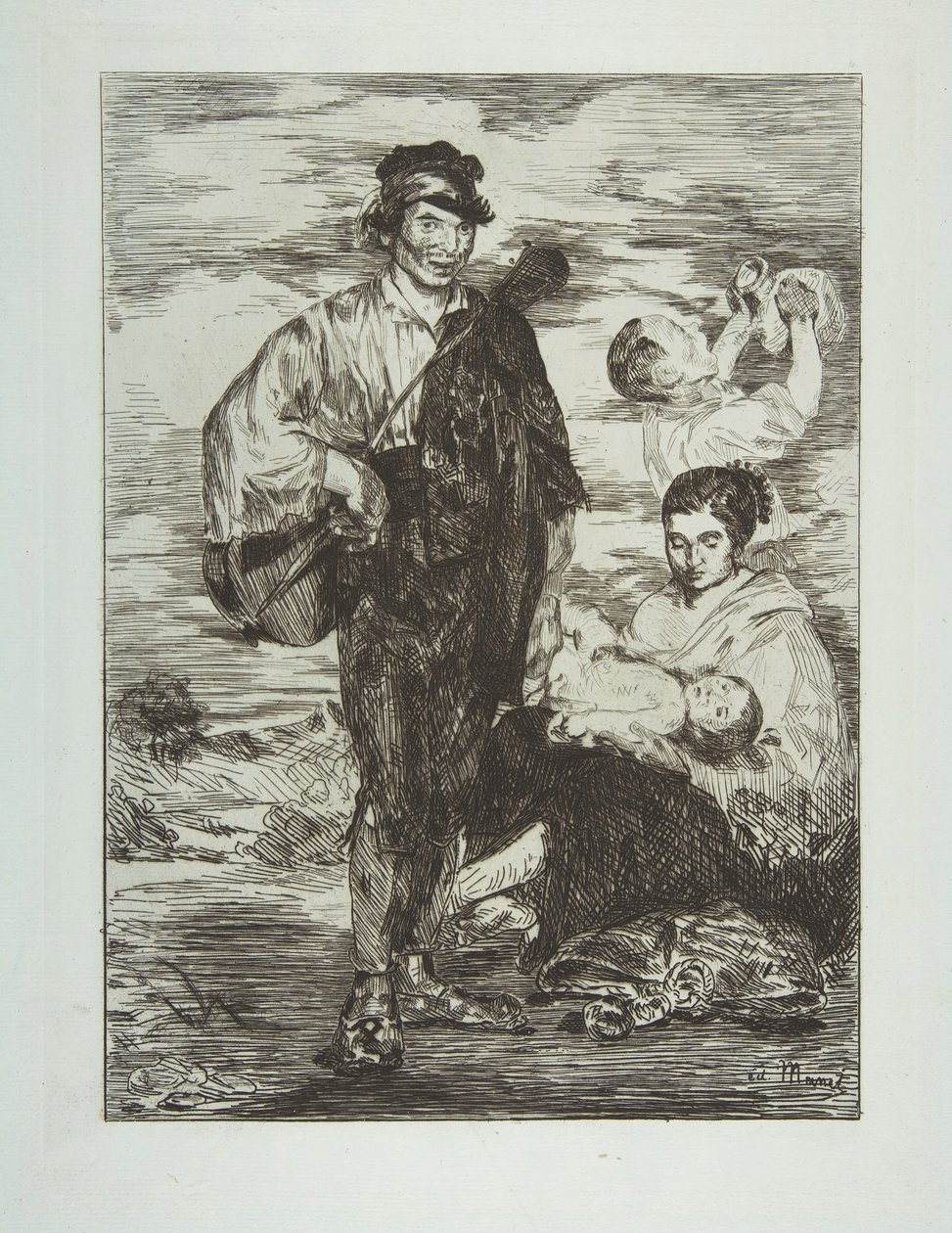 De zigeuners, 1862 door Édouard Manet