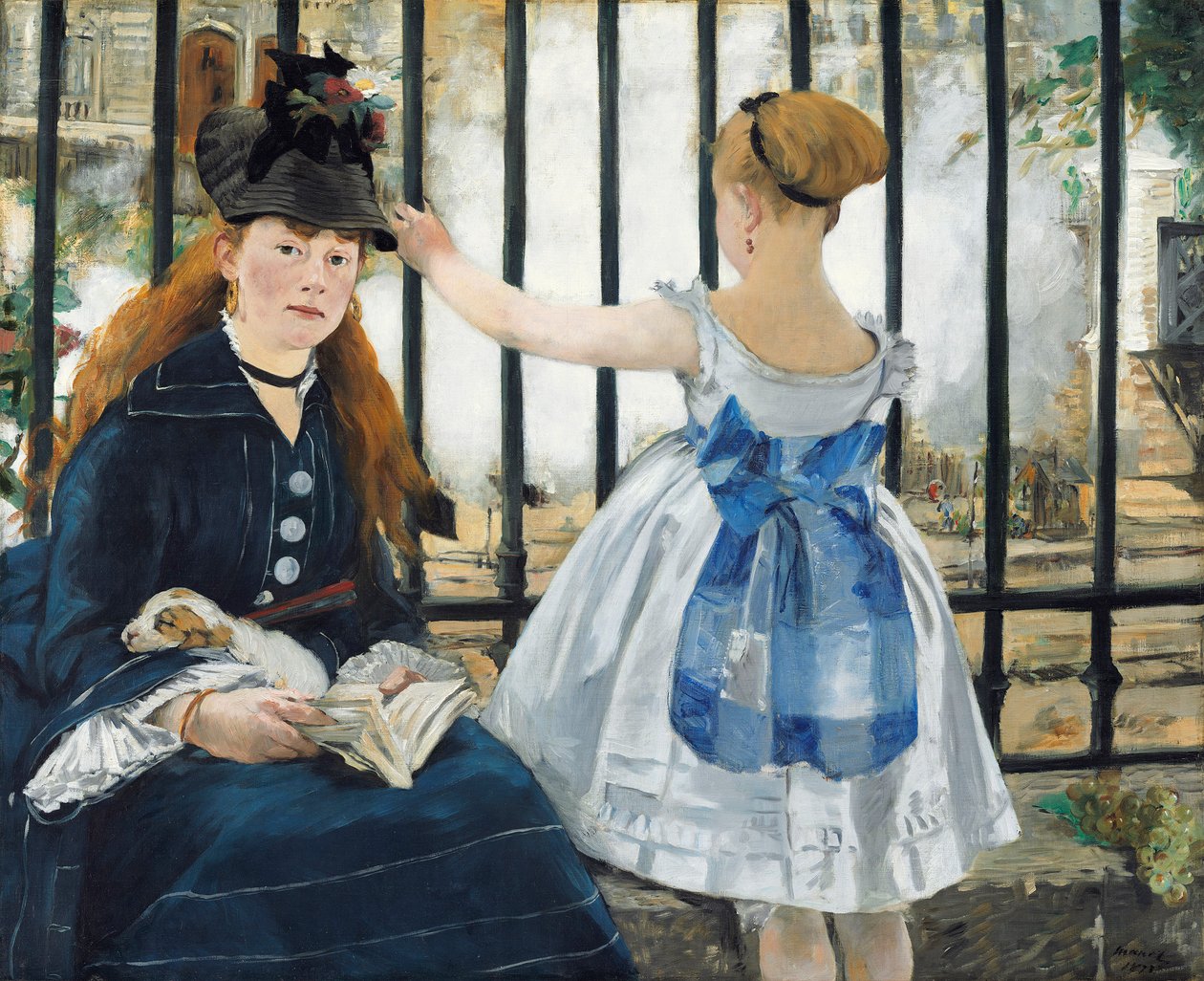 De Spoorweg door Édouard Manet