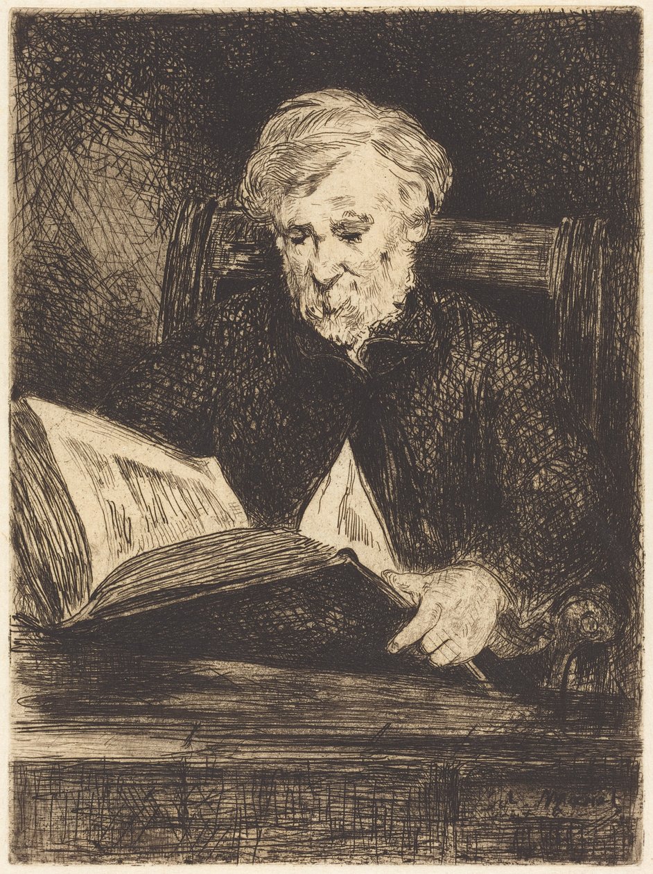De lezer door Édouard Manet