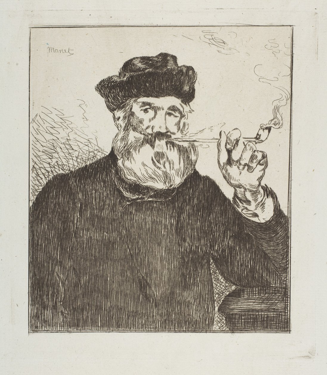 De roker door Édouard Manet