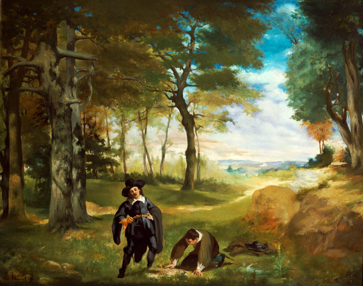 De Studenten van Salamanca door Édouard Manet