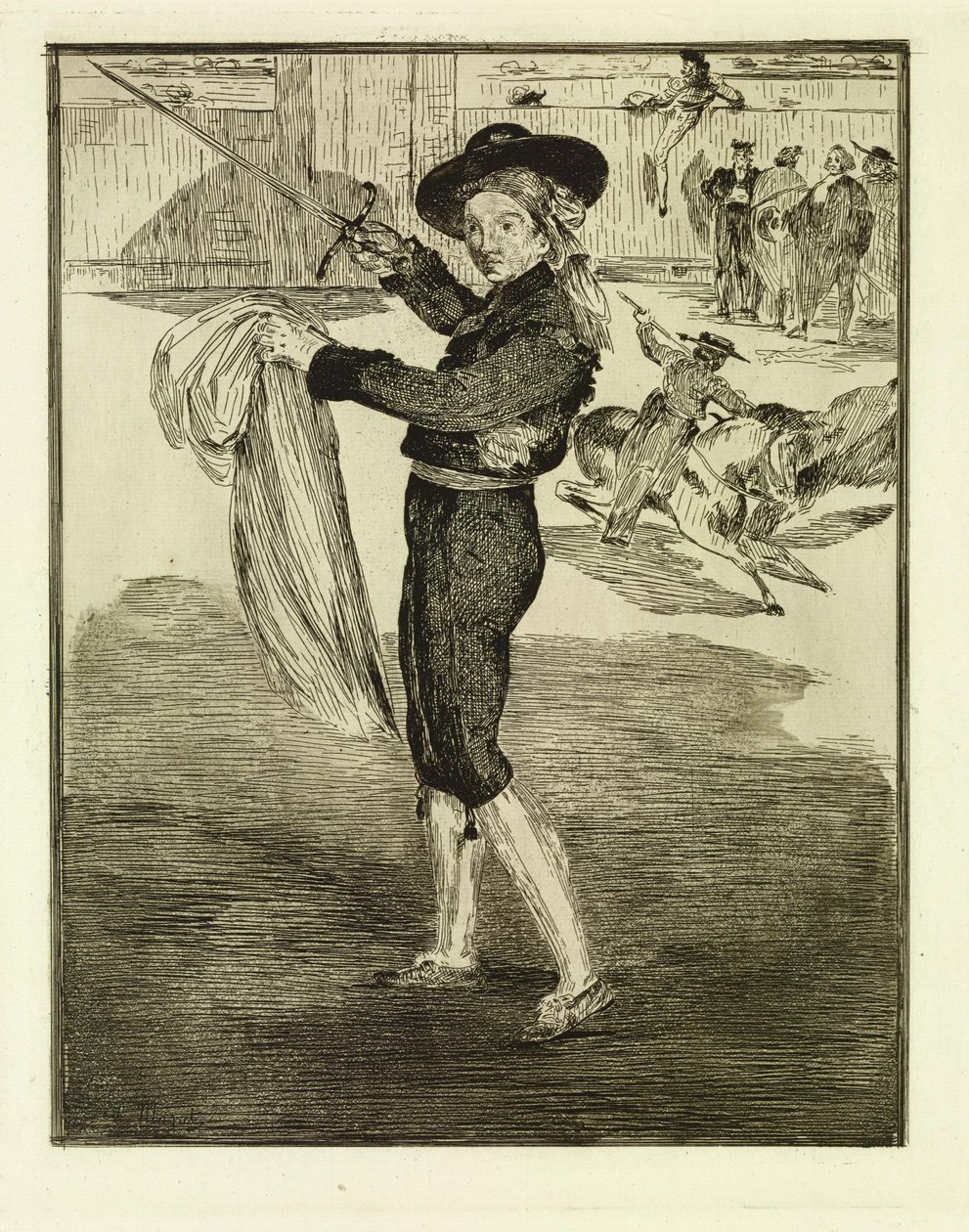 Victorine Meurent in het kostuum van een Espada door Édouard Manet