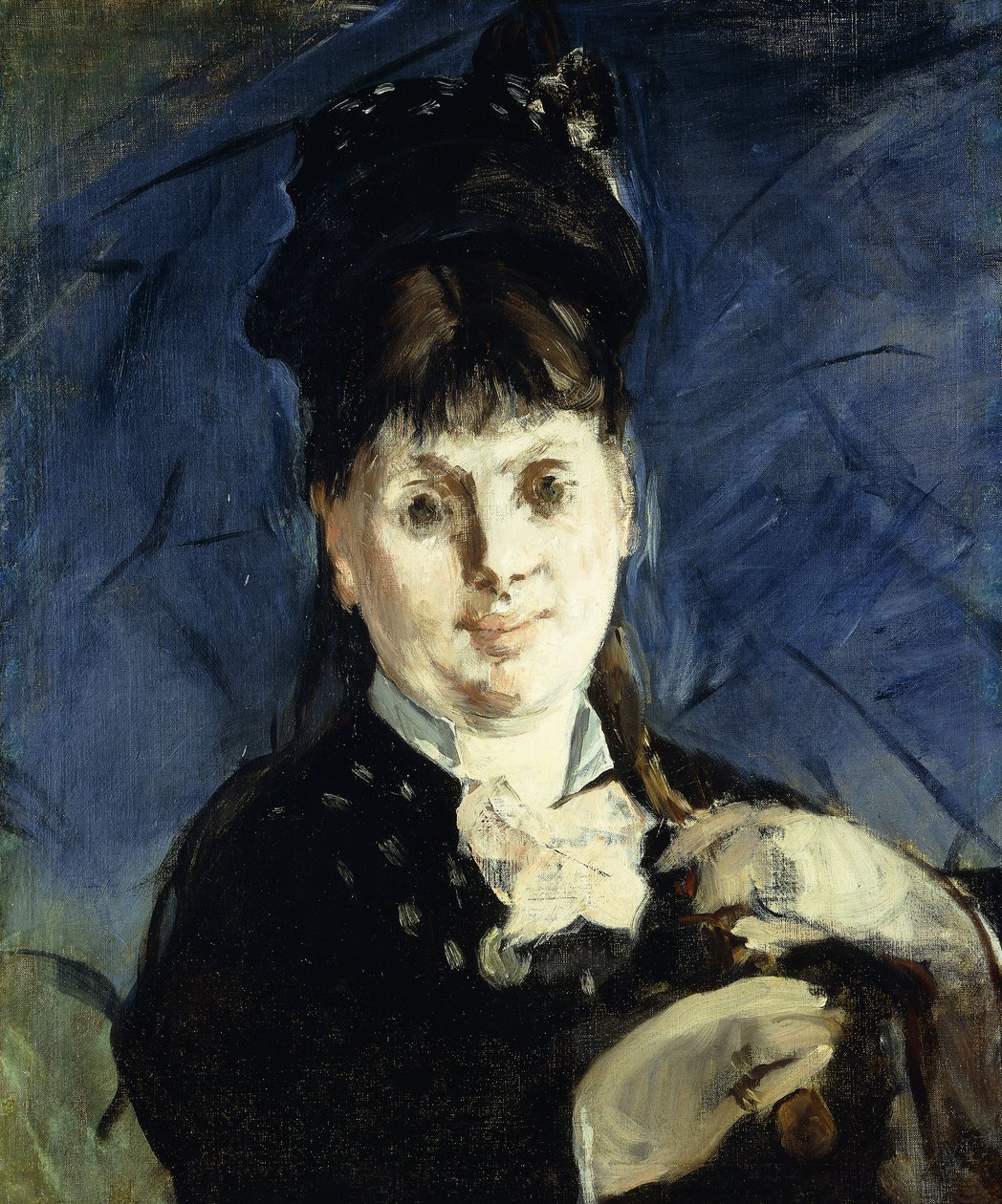Vrouw met een Paraplu, ca. 1875 door Édouard Manet