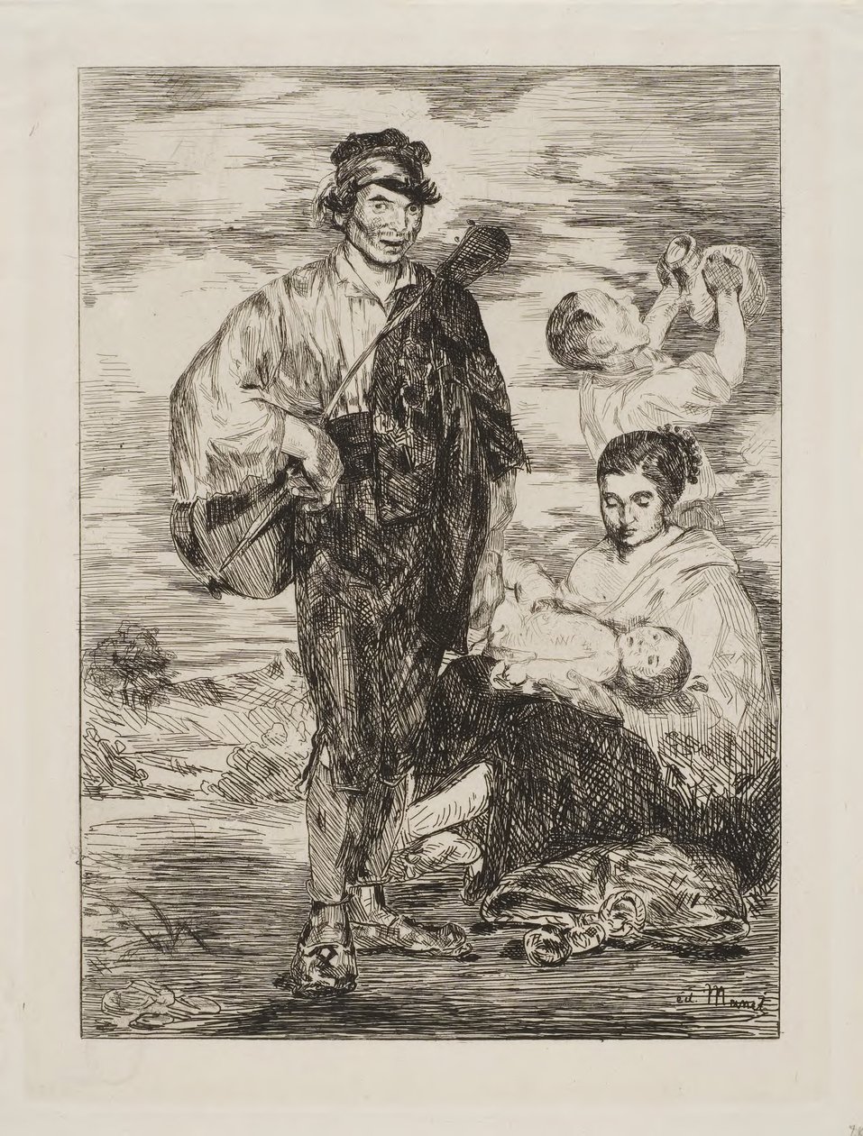 De zigeuners door Édouard Manet