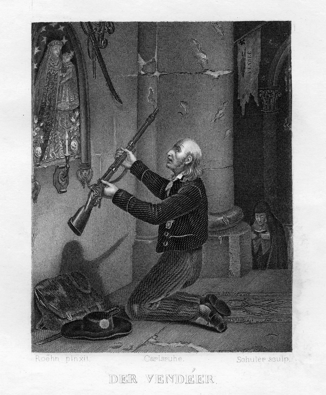 Vendee rebel, Franse Revolutie door Edouard Schuler