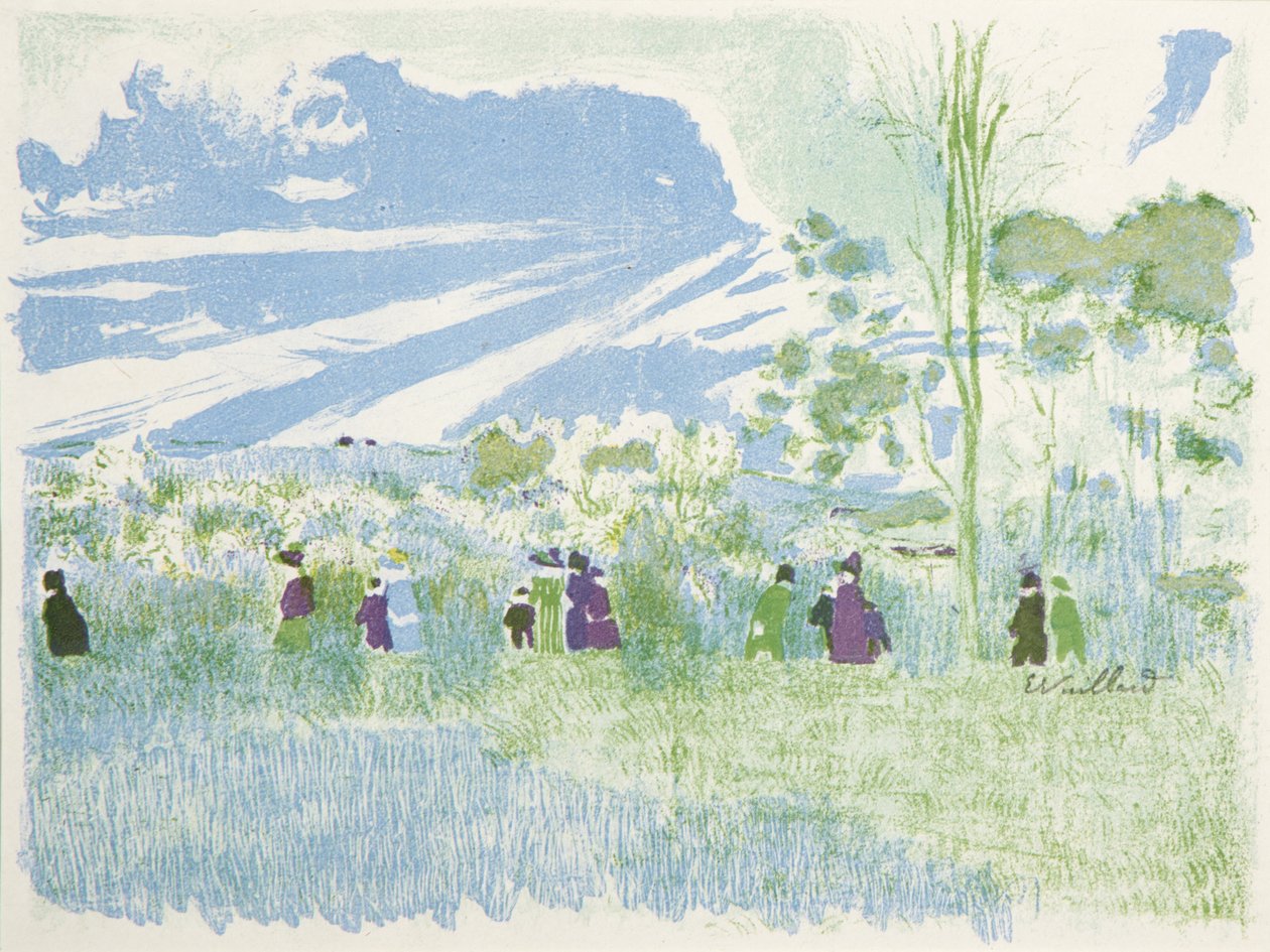 Landschappen en interieurs: Door de velden door Edouard Vuillard