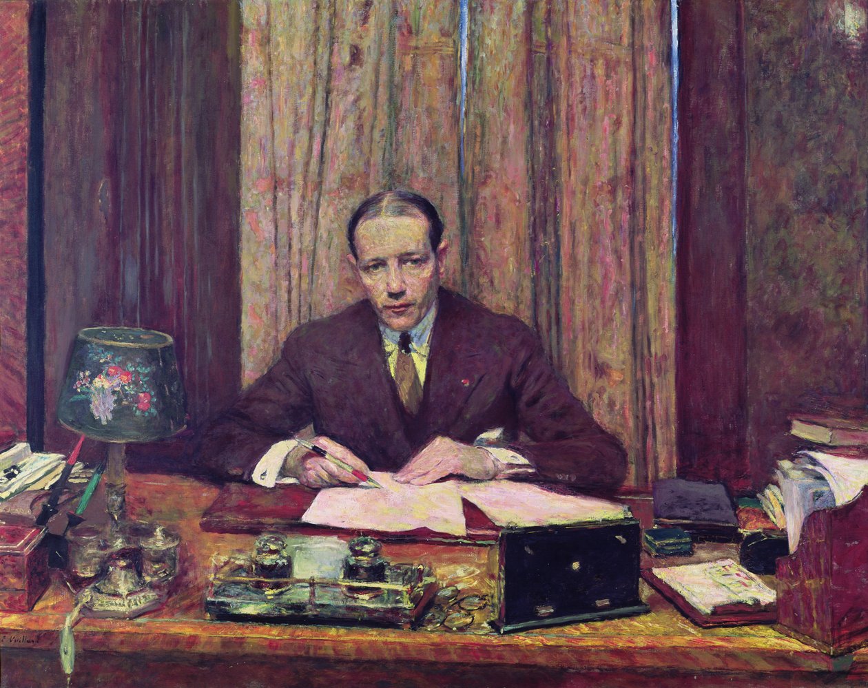 Lucien Rosengart (1881-1976) c.1925 door Edouard Vuillard