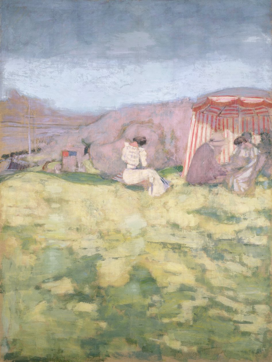 Op het strand door Edouard Vuillard