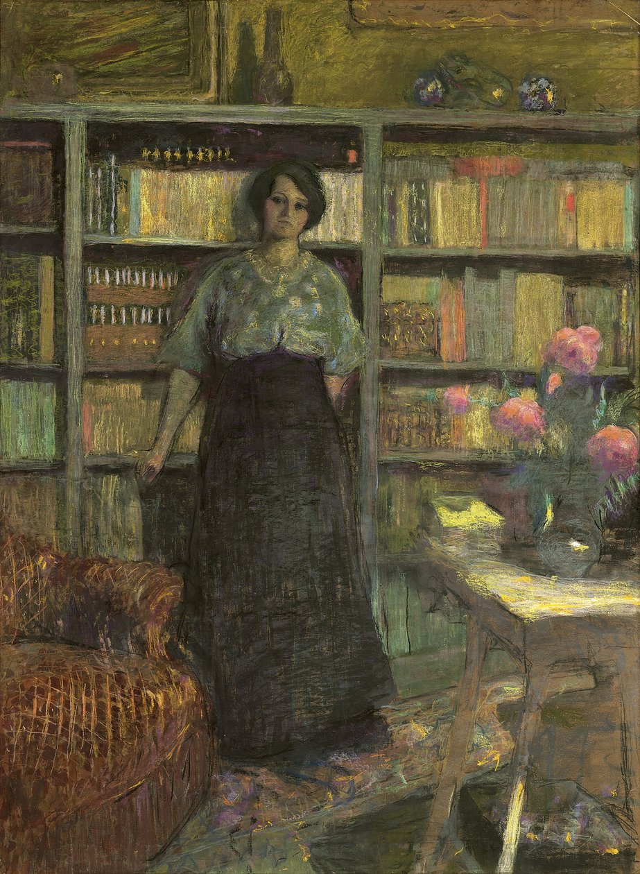 Portret van juffrouw Jacqueline Fontaine, 1911; 1932 door Edouard Vuillard