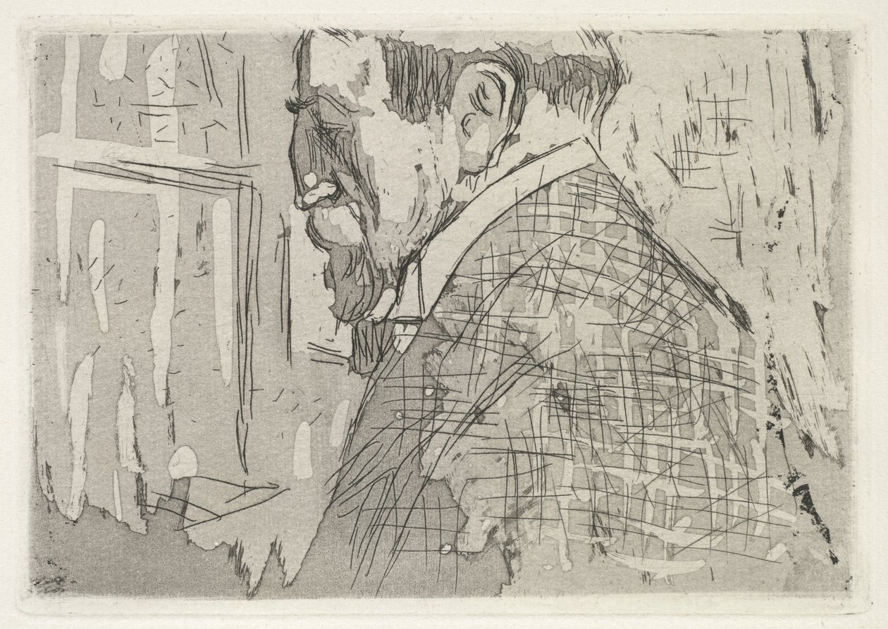 Portret van Theo van Rysselberghe door Edouard Vuillard