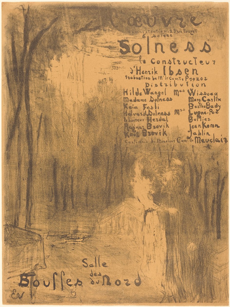 Solness der Baumeister door Edouard Vuillard