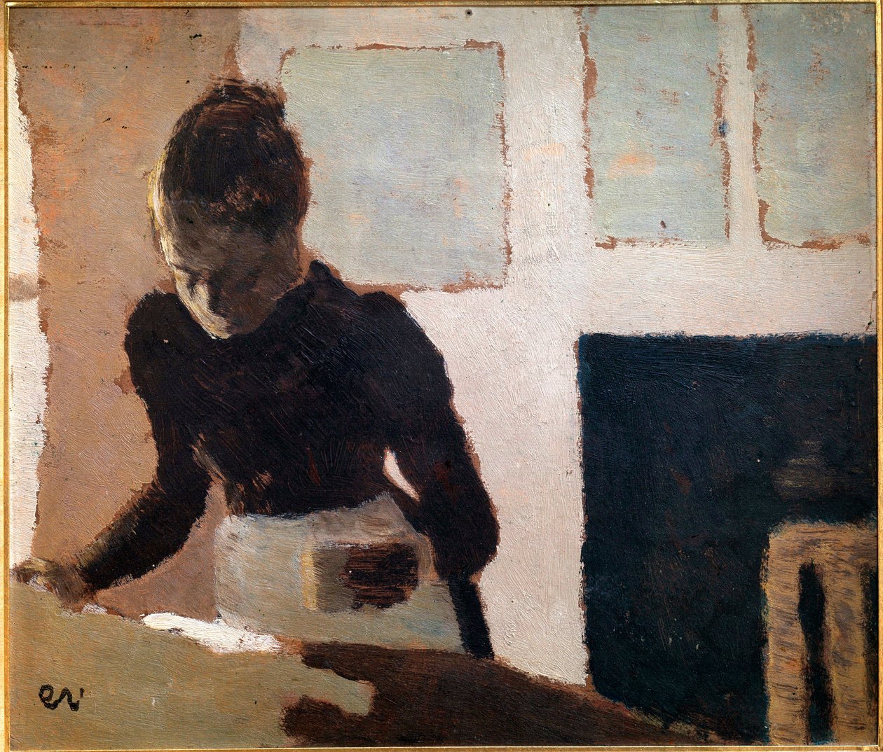 De strijkster van de 20e eeuw door Edouard Vuillard