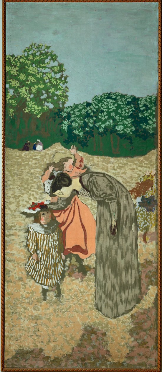 De ondervraging (schilderij op doek) door Edouard Vuillard