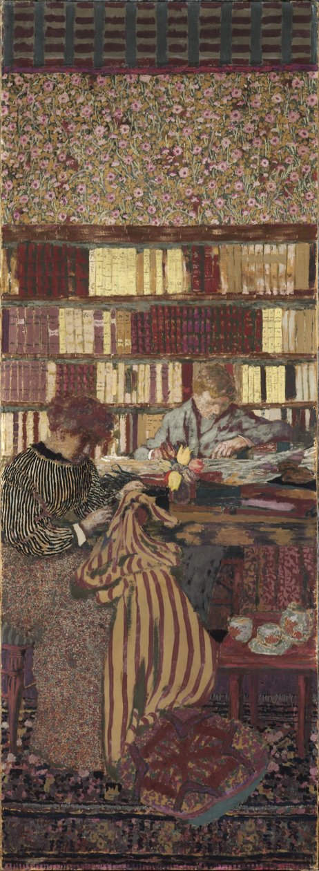 De Privacy. Decoratie voor de Bibliotheek van Dr. Vaquez door Edouard Vuillard