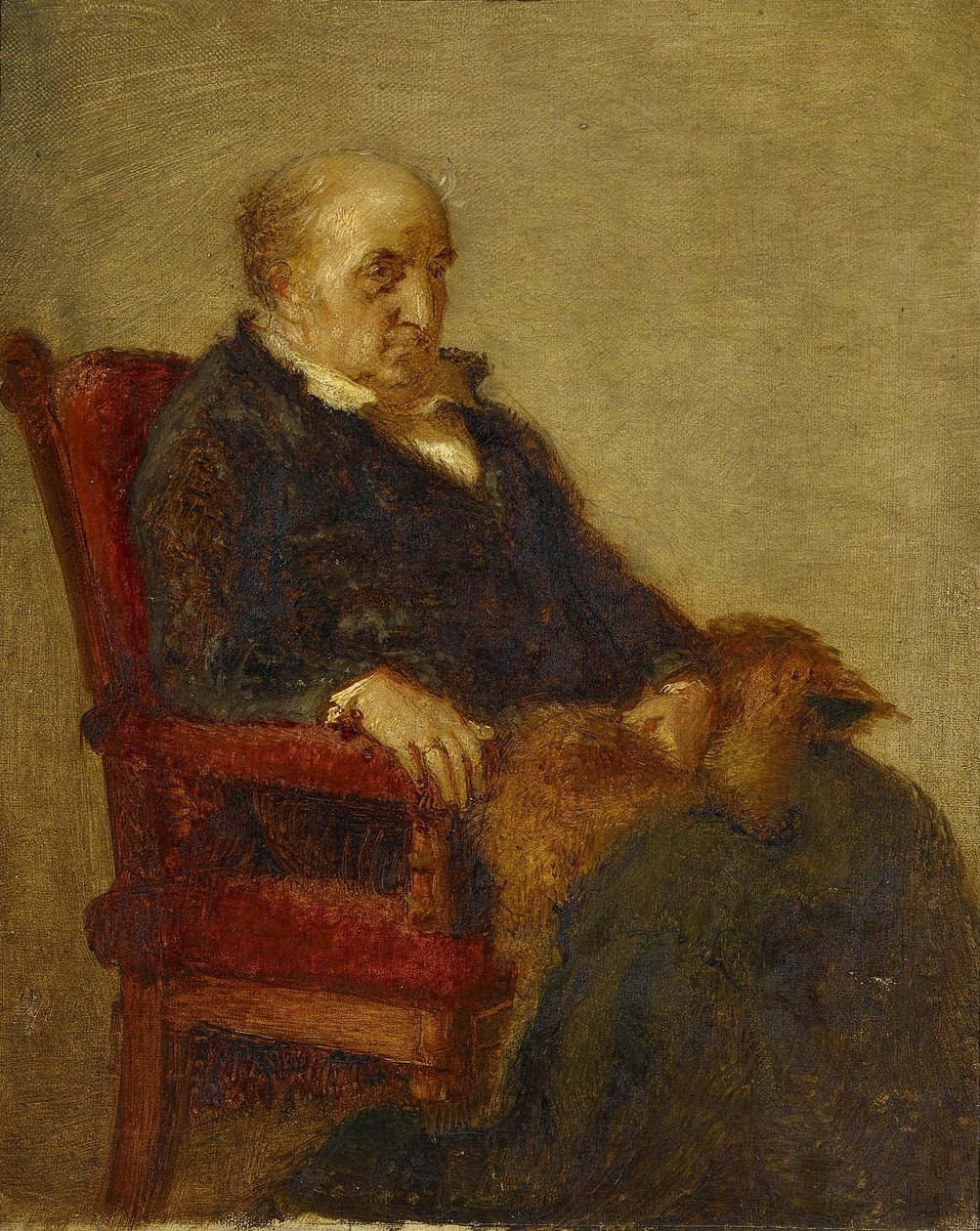 Duits: Studie voor het portret van Wilhelm von Schadow Studie voor het portret van Wilhelm von Schadow door Eduard Bendemann