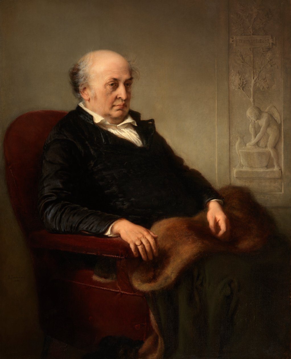De Schilder Wilhelm Schadow door Eduard Bendemann