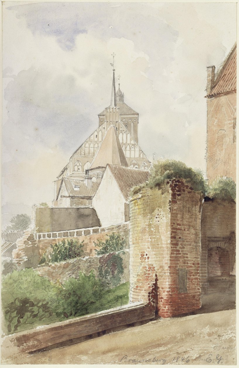 Braunsberg door Eduard Gaertner