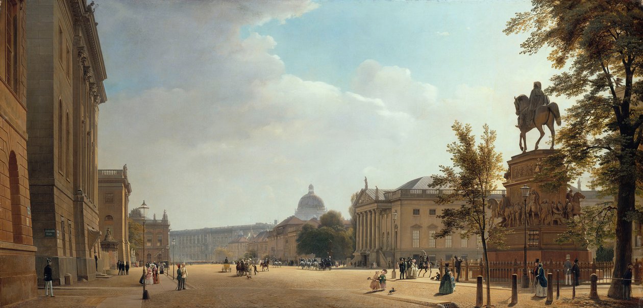 Unter den Linden door Eduard Gaertner