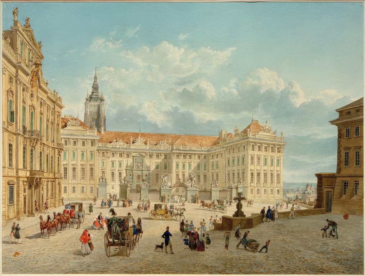 Praag (Bohemen, Tsjechië) door Eduard Gurk