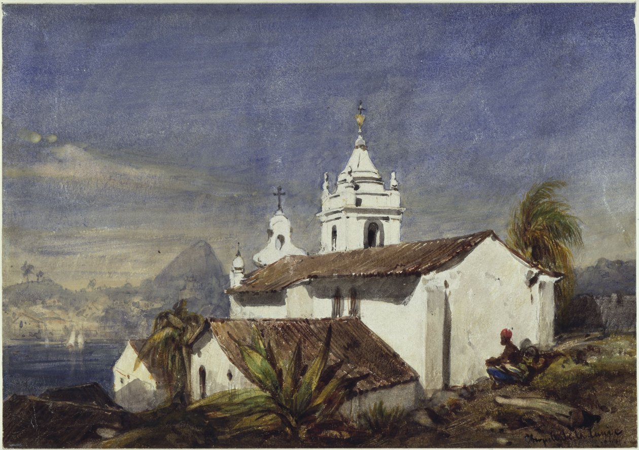 Kapel van Santa Luzia door Eduard Hildebrandt