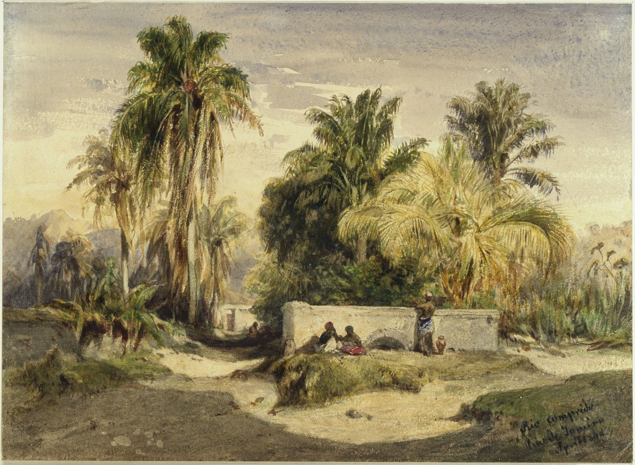 Rio Comprido, Rio de Janeiro door Eduard Hildebrandt