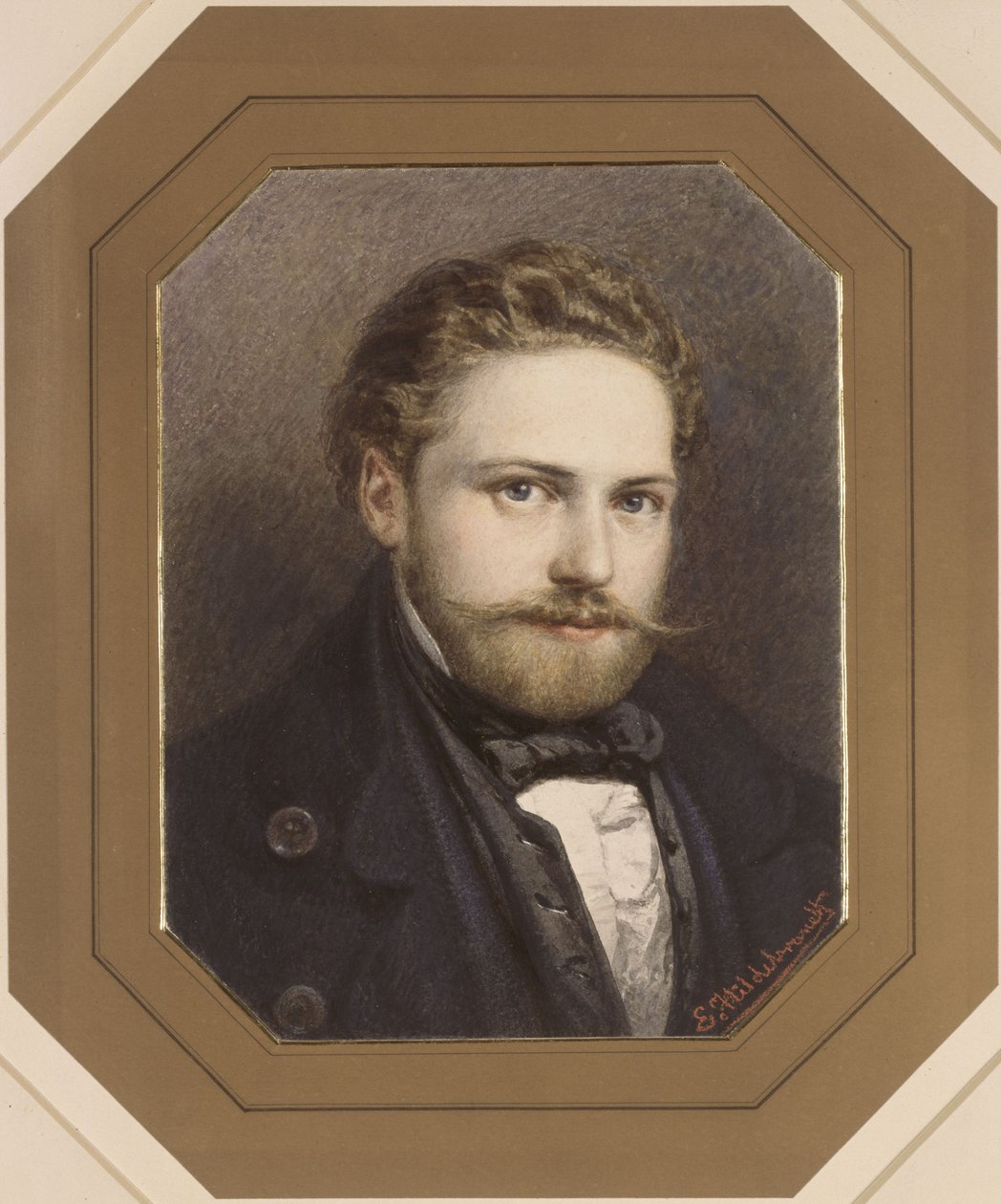 Zelfportret door Eduard Hildebrandt