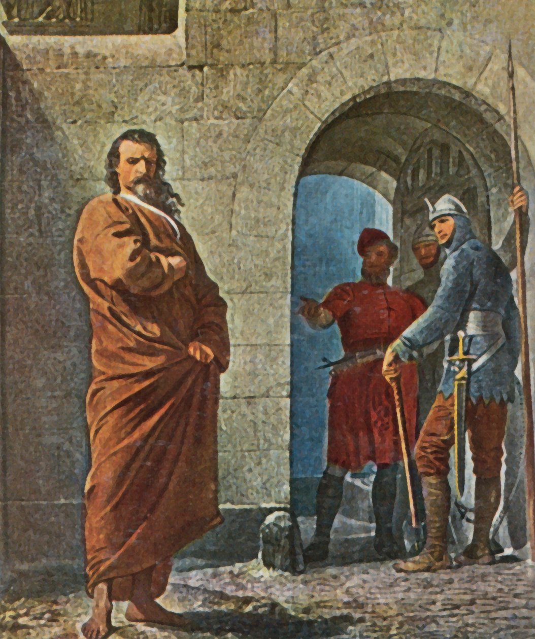 Keizer Hendrik IV door Eduard Schwoiser