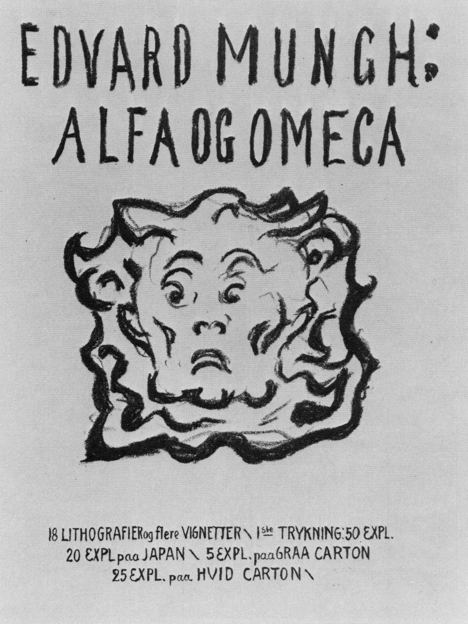 Alfa en Omega door Edvard Munch