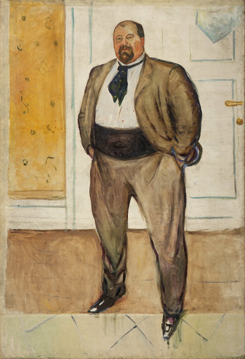 Consul Christen Sandberg door Edvard Munch
