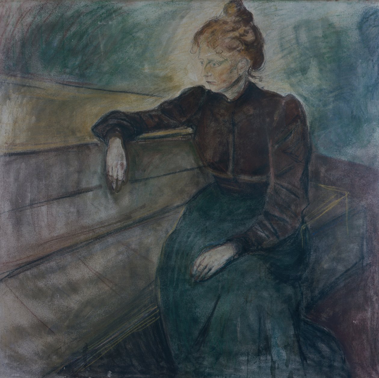 Vrouwenportret door Edvard Munch
