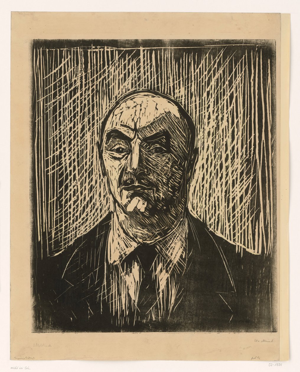 Fritz Heinrich Frølich door Edvard Munch