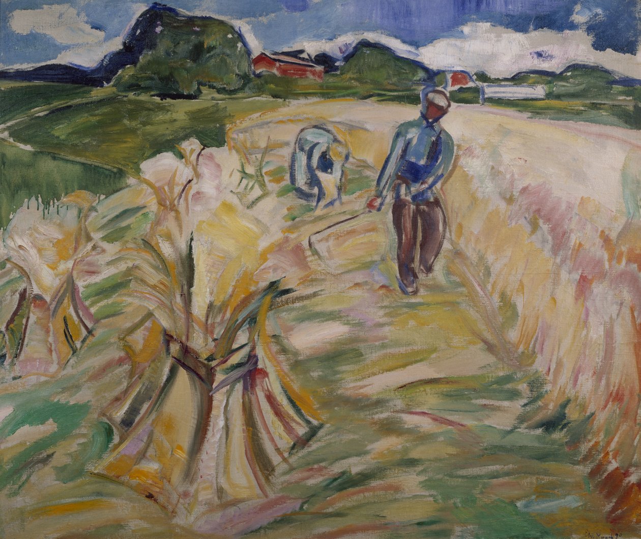 Groei van de bodem door Edvard Munch