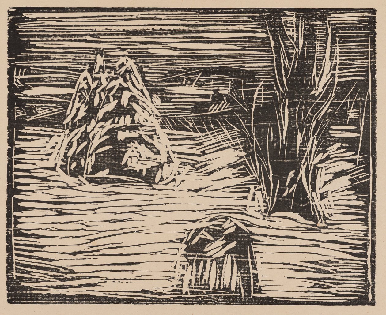 Sneeuw in de tuin I door Edvard Munch