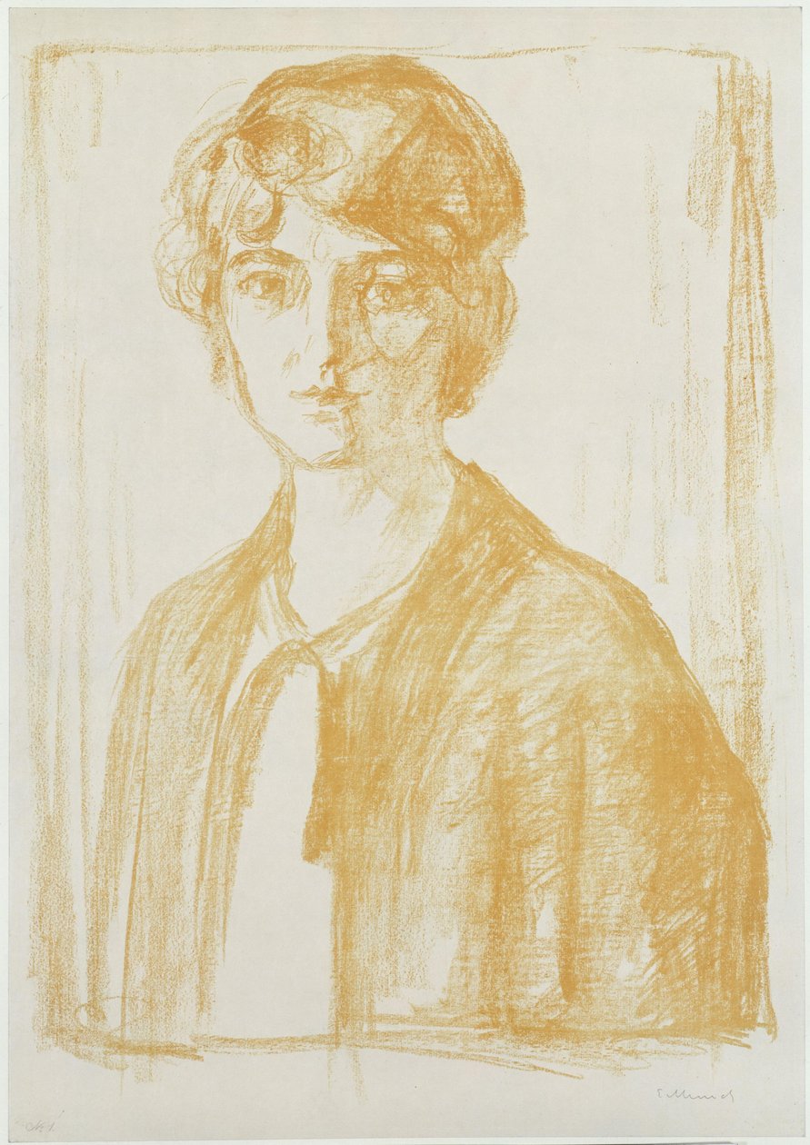 Hj¢rdis Gierl¢ff door Edvard Munch