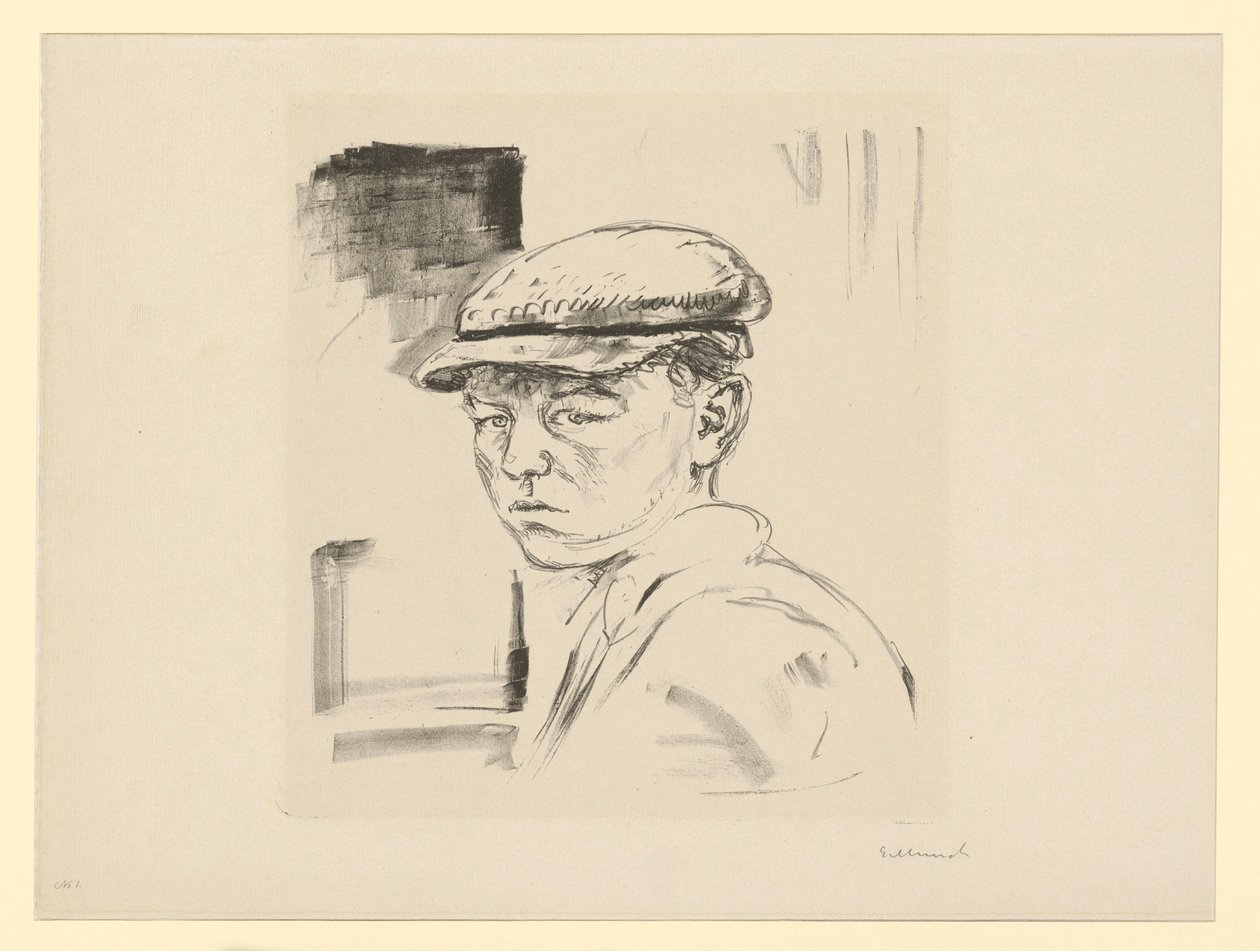 Jonge knecht (Jarl) door Edvard Munch