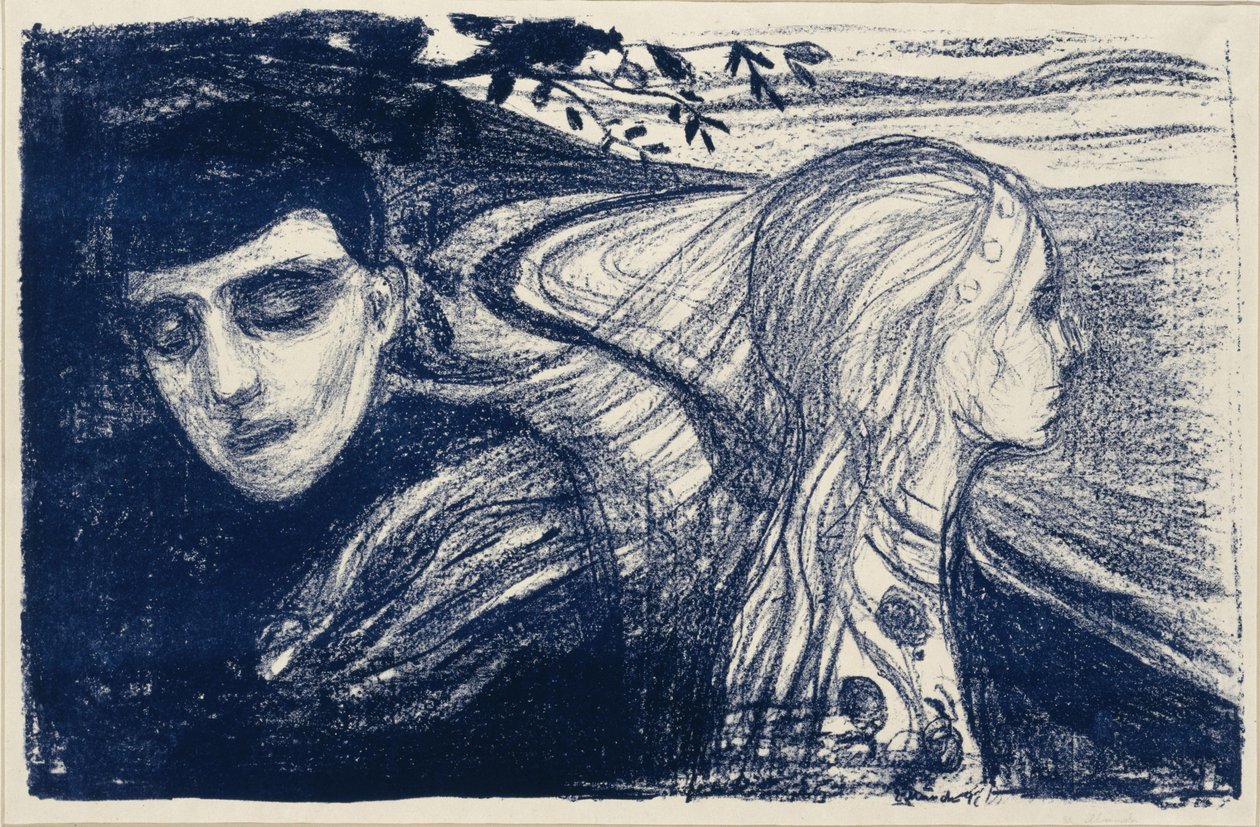 Loskoppeling II door Edvard Munch