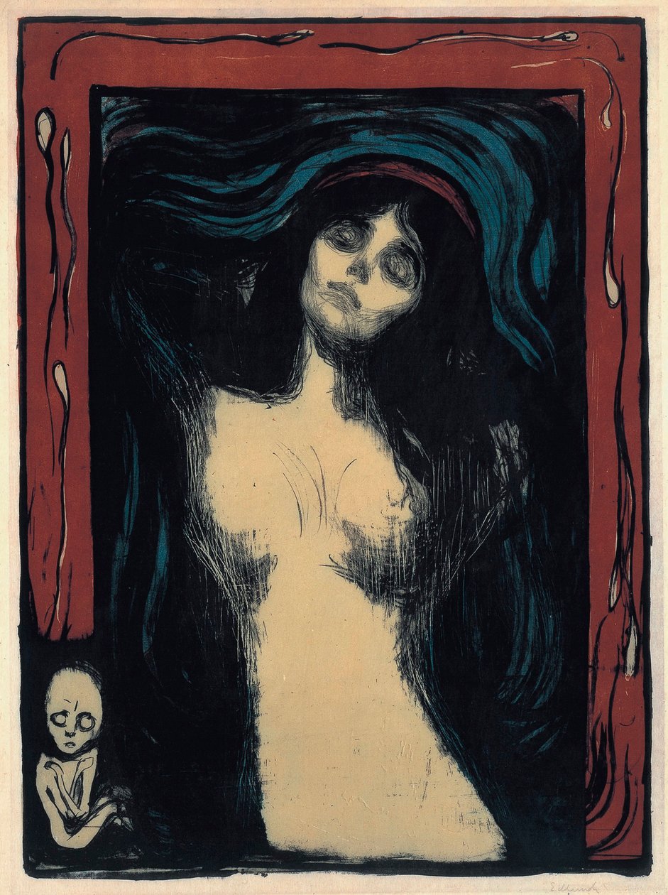 Madonna door Edvard Munch