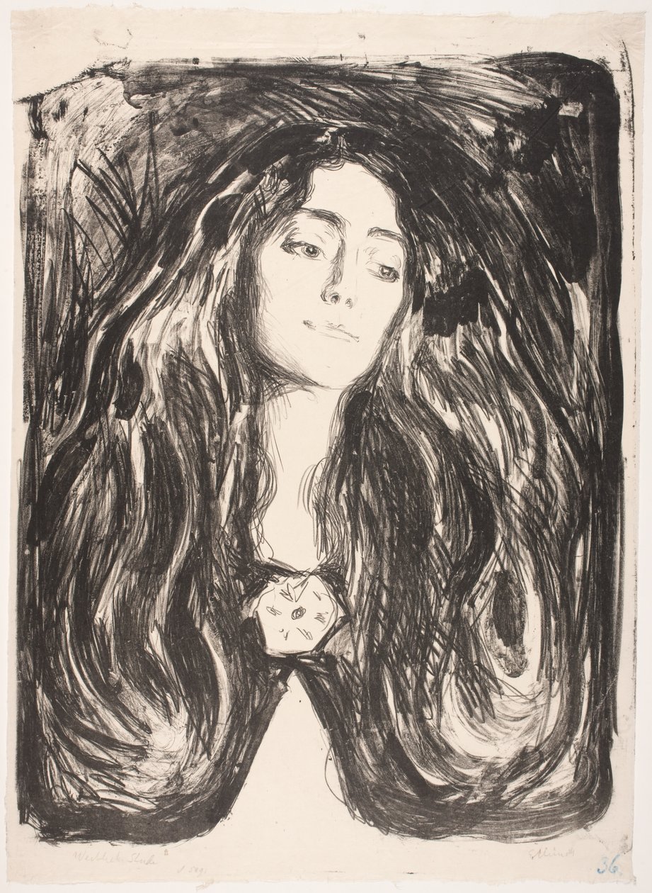 Madonna door Edvard Munch