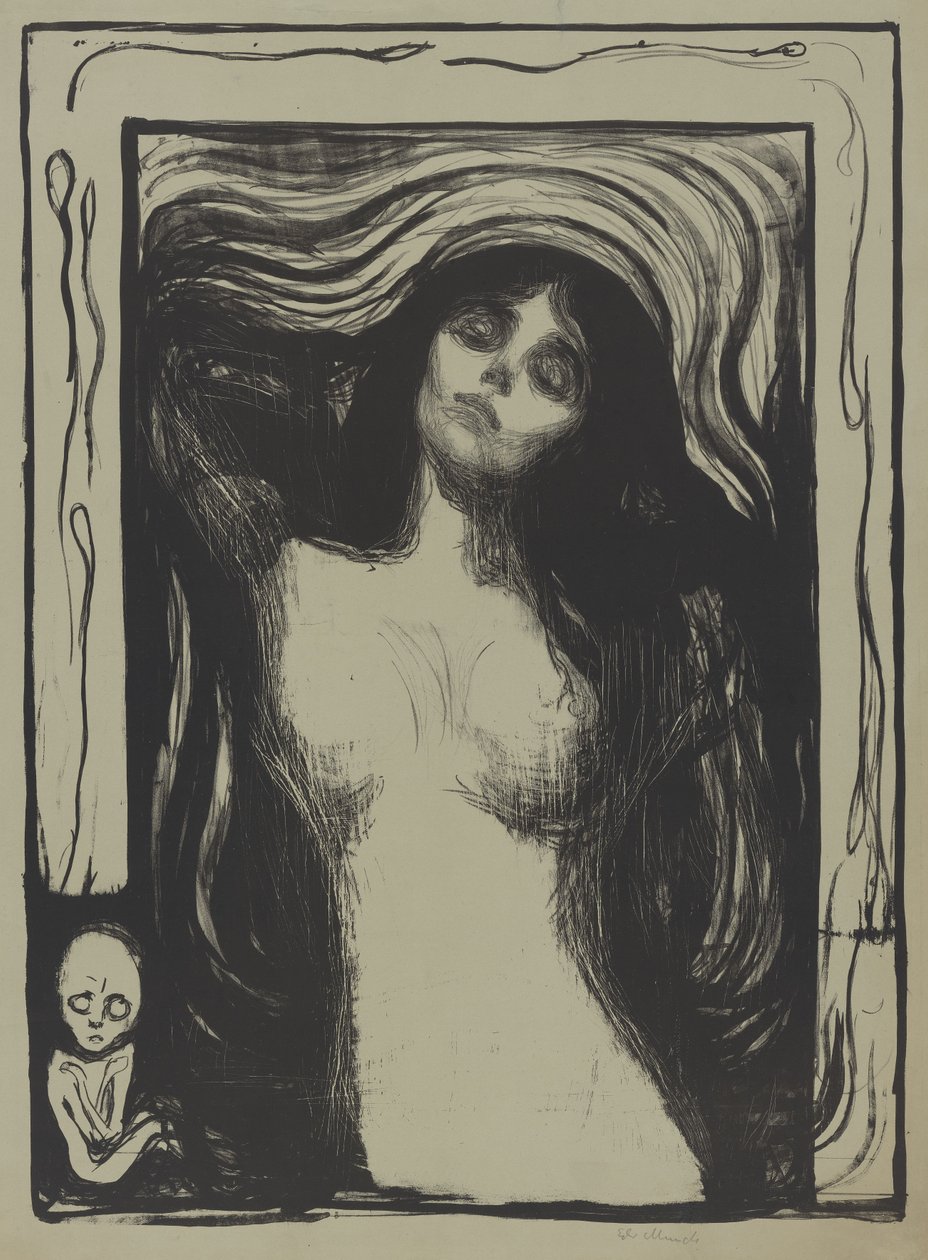 Madonna door Edvard Munch