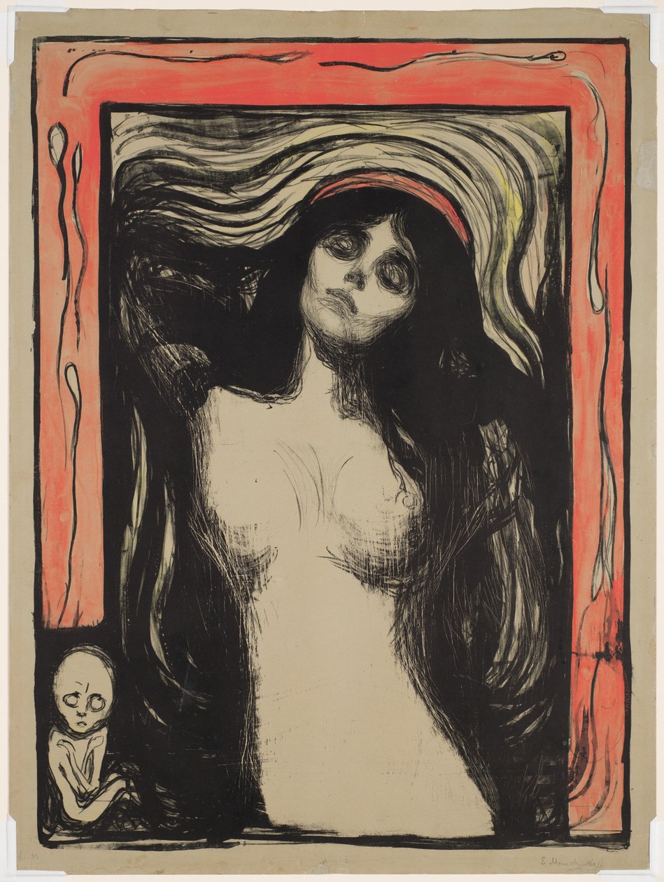 Madonna door Edvard Munch