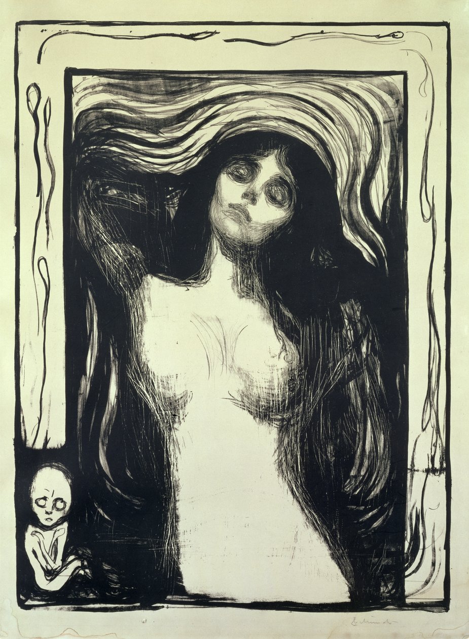 Madonna, Liefhebbende Vrouw door Edvard Munch