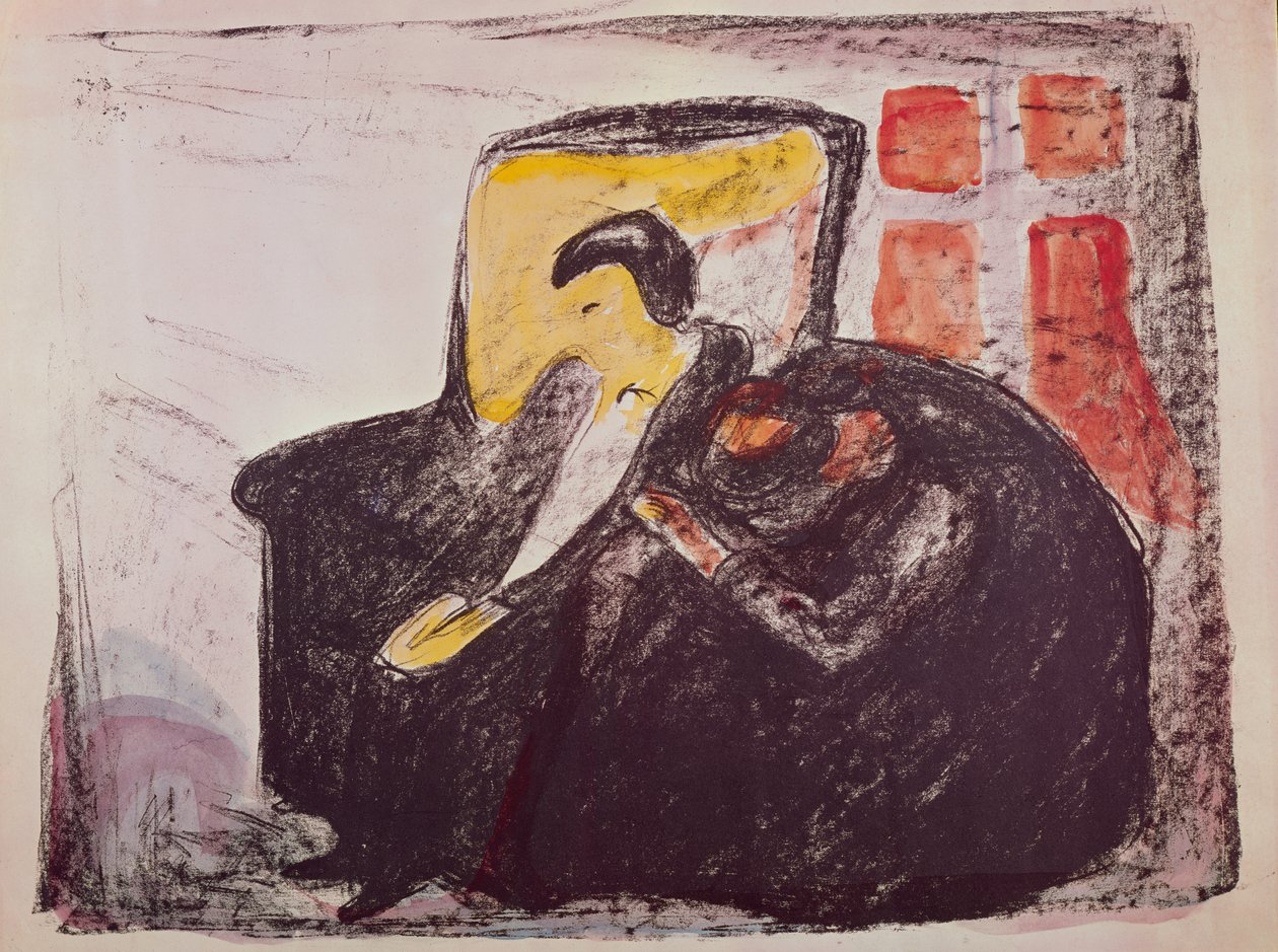 Oswalds uitsplitsing door Edvard Munch