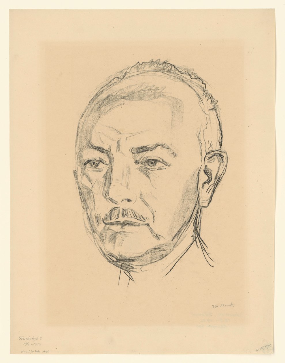 Richard Strauss door Edvard Munch
