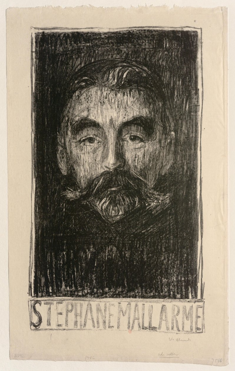 Stéphane Mallarmé door Edvard Munch