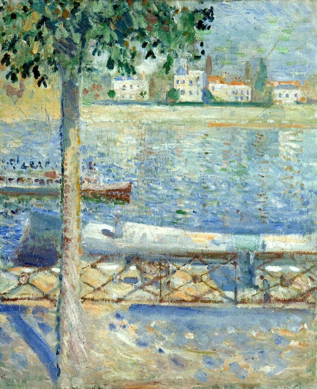 De Seine bij Saint-Cloud door Edvard Munch