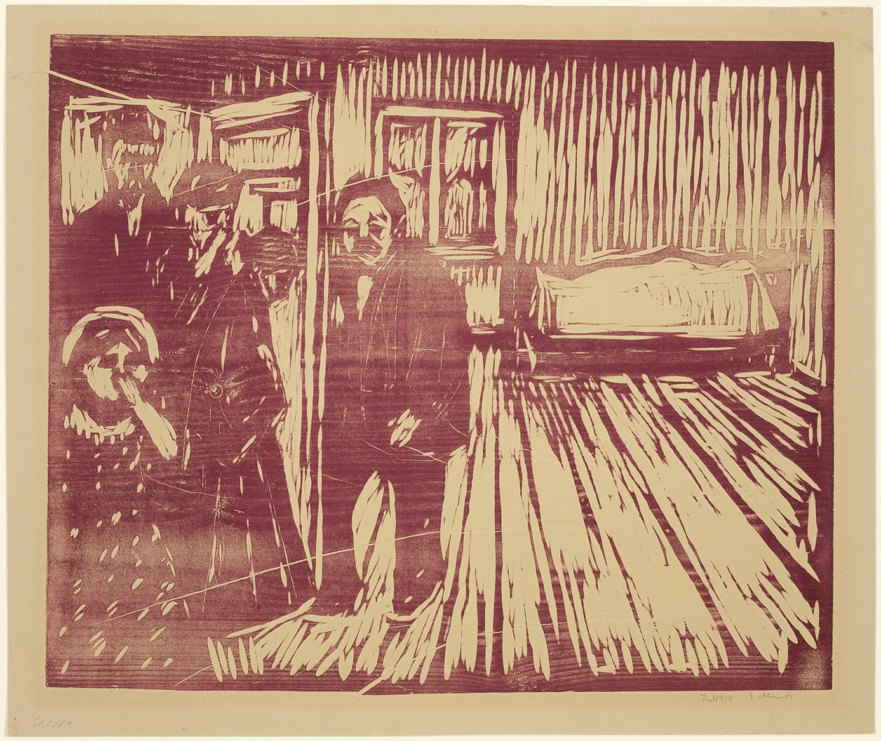 De Geur van de Dood door Edvard Munch